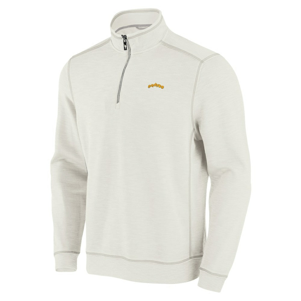 San Diego Padres Tommy Bahama Sport Tobago Bay Tri-Blend Half-Zip Sweatshirt - MLB
