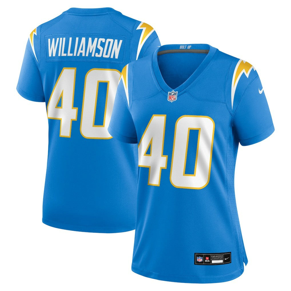 Kendall Williamson Los Angeles Chargers Women's Team Game Jersey Powder Blue | Nike for Sale