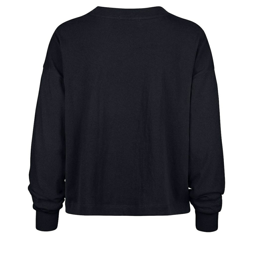 New England Patriots '47 Women's Muse Sydney Long Sleeve Cropped T-Shirt Navy | 47 brand
