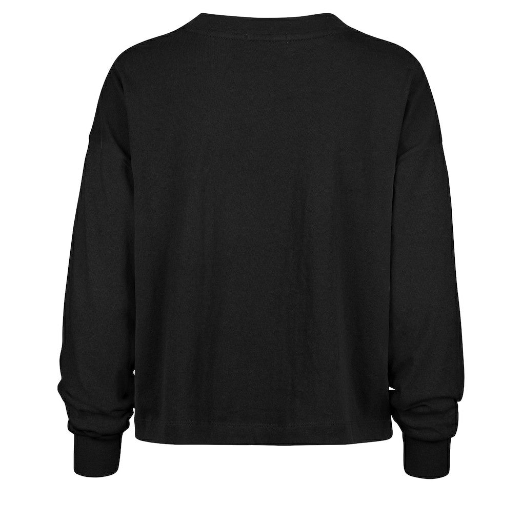 Las Vegas Raiders '47 Women's Muse Sydney Long Sleeve Cropped T-Shirt Black | 47 brand