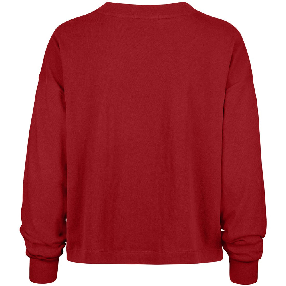 Tampa Bay Buccaneers '47 Women's Muse Sydney Long Sleeve Cropped T-Shirt Red | 47 brand