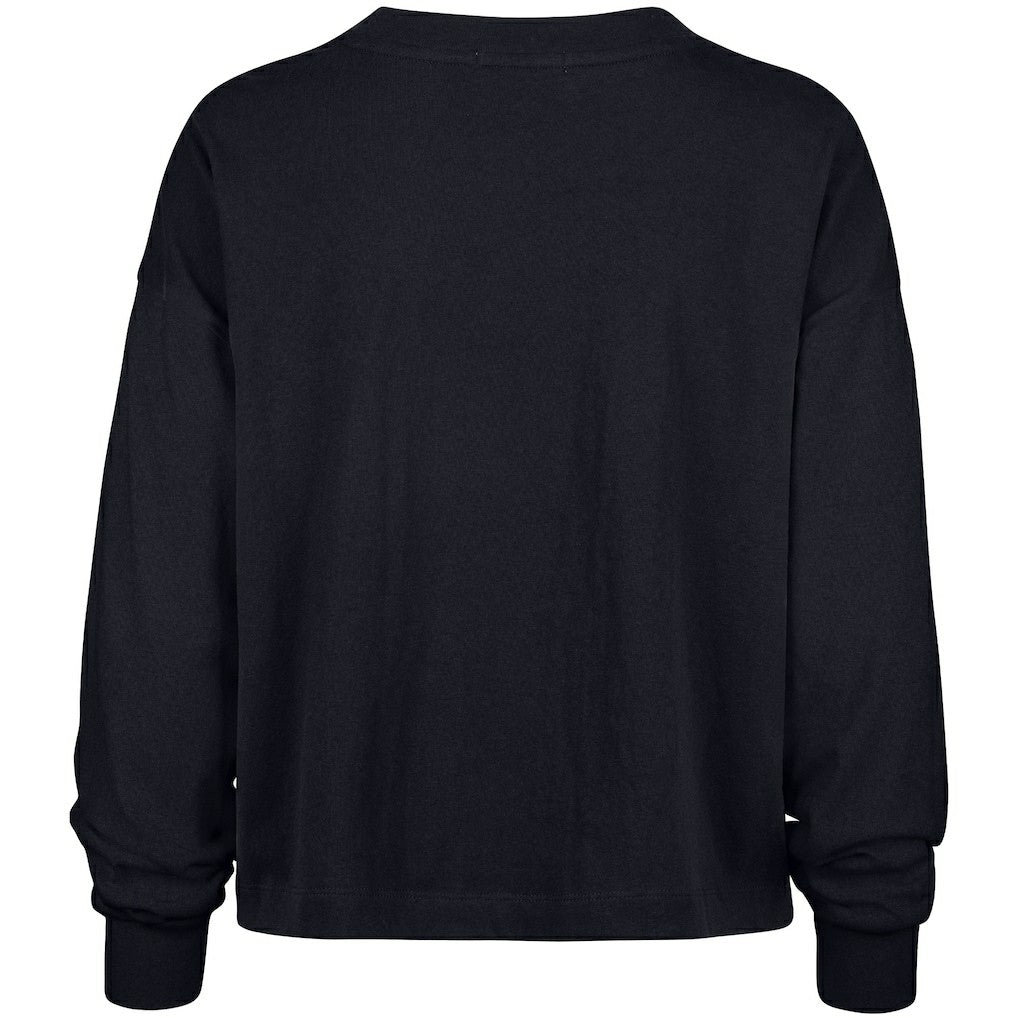 Chicago Bears '47 Women's Muse Sydney Long Sleeve Cropped T-Shirt Navy | 47 brand