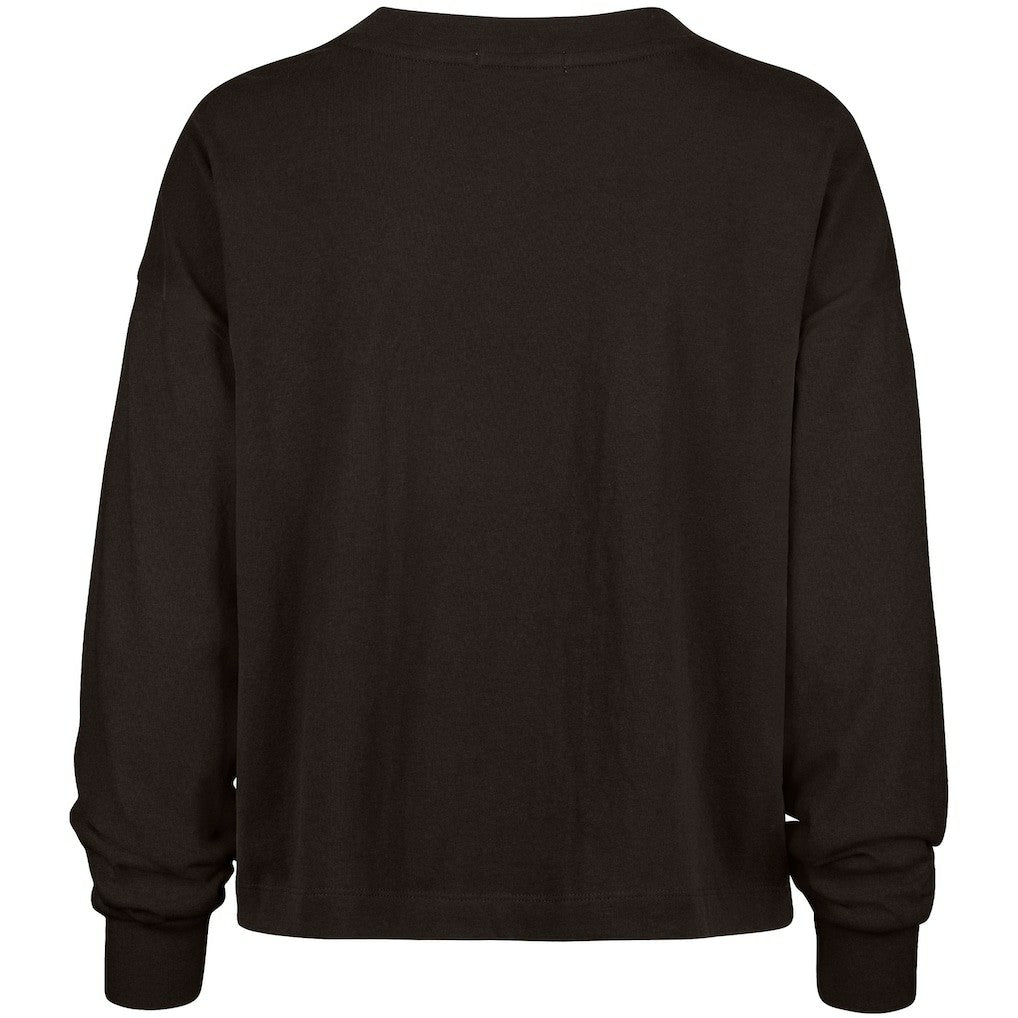Cleveland Browns '47 Women's Muse Sydney Long Sleeve Cropped T-Shirt Brown | 47 brand
