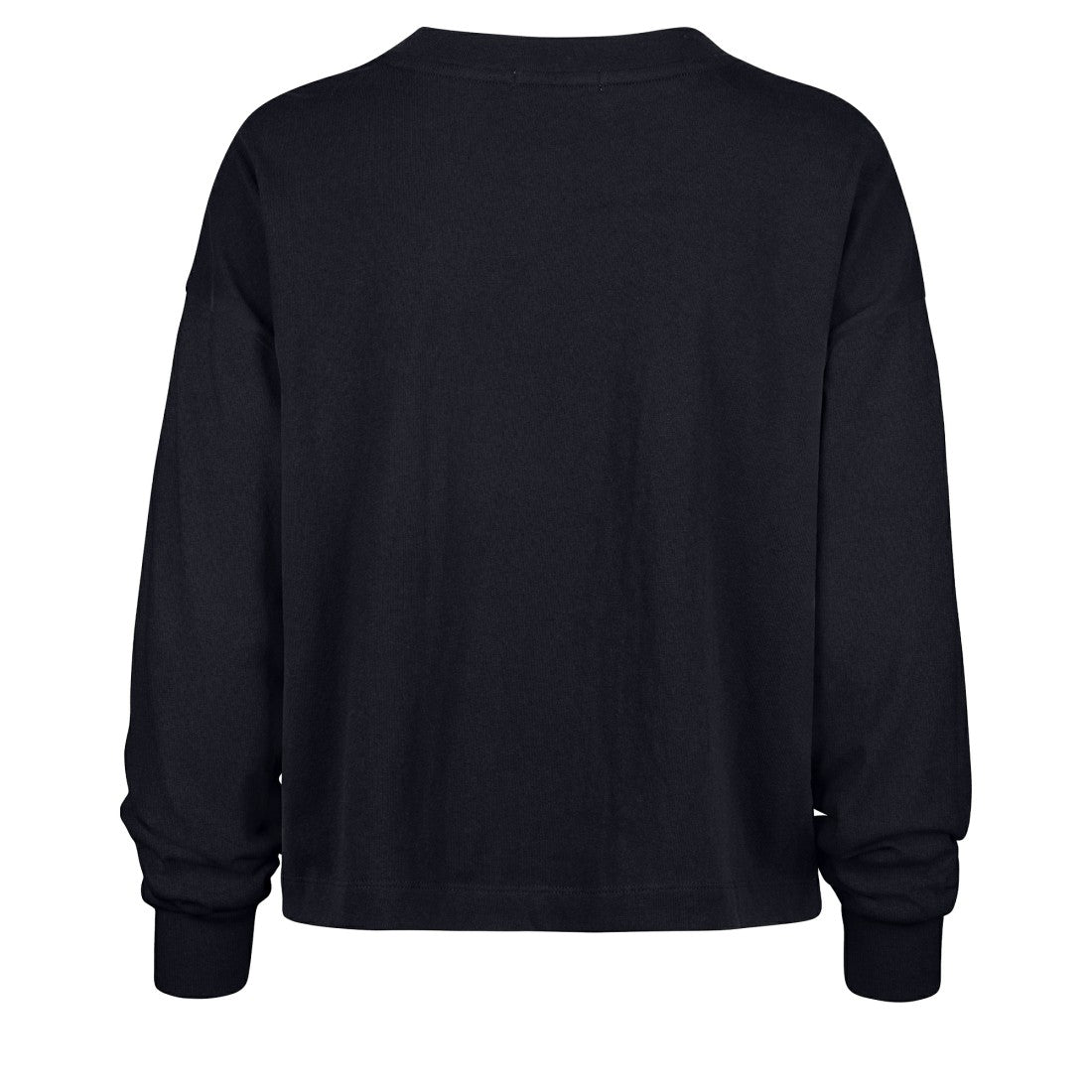 Denver Broncos '47 Women's Muse Sydney Long Sleeve Cropped T-Shirt Navy | 47 brand