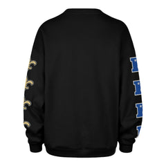 New Orleans Saints '47 Women's Go Big Oversized Pullover Sweatshirt Black | 47 brand