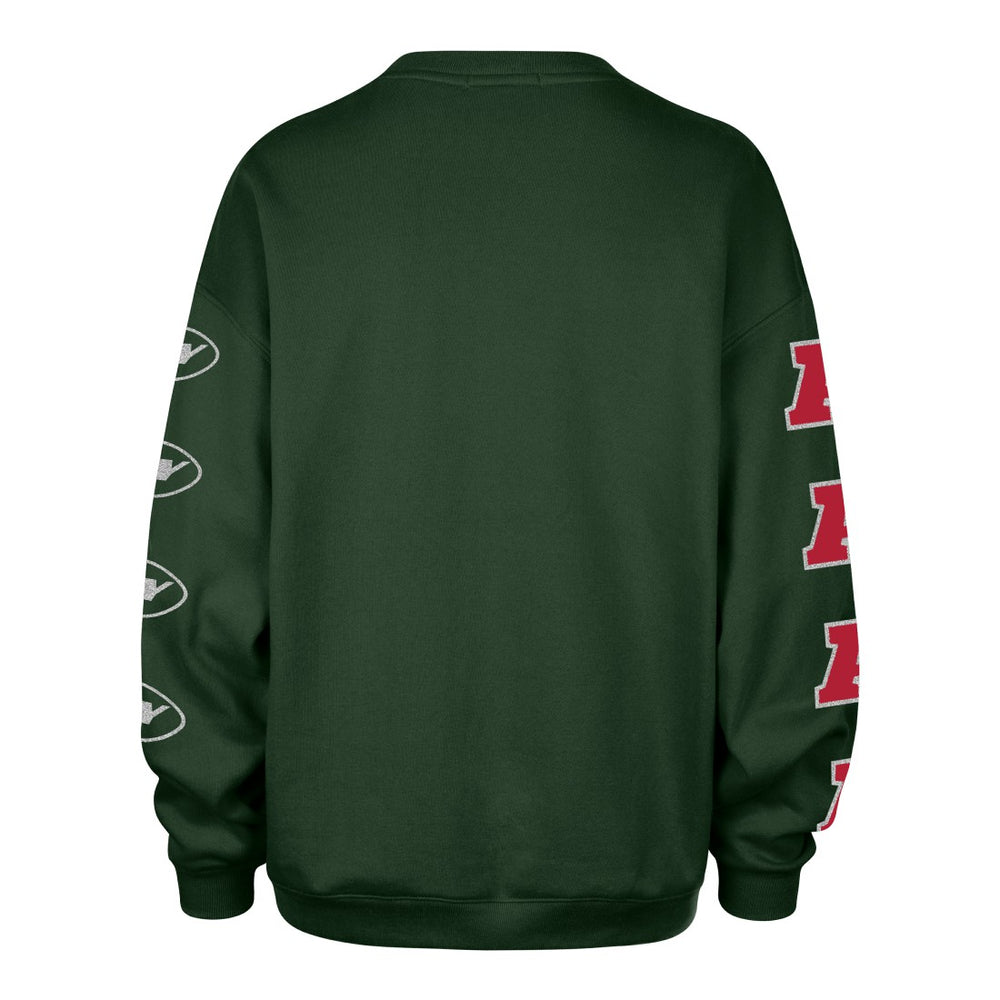 New York Jets '47 Women's Go Big Oversized Pullover Sweatshirt Green | 47 brand