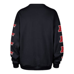 New England Patriots '47 Women's Go Big Oversized Pullover Sweatshirt Navy | 47 brand