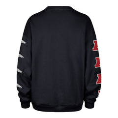 Denver Broncos '47 Women's Go Big Oversized Pullover Sweatshirt Navy | 47 brand
