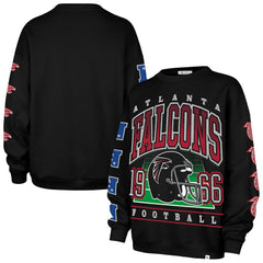 Atlanta Falcons '47 Women's Go Big Oversized Pullover Sweatshirt Black | 47 brand