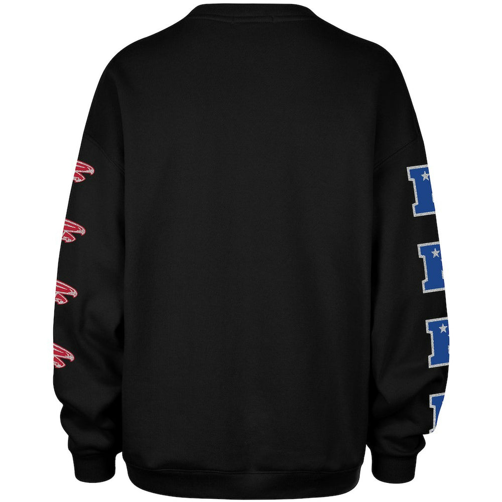 Atlanta Falcons '47 Women's Go Big Oversized Pullover Sweatshirt Black | 47 brand