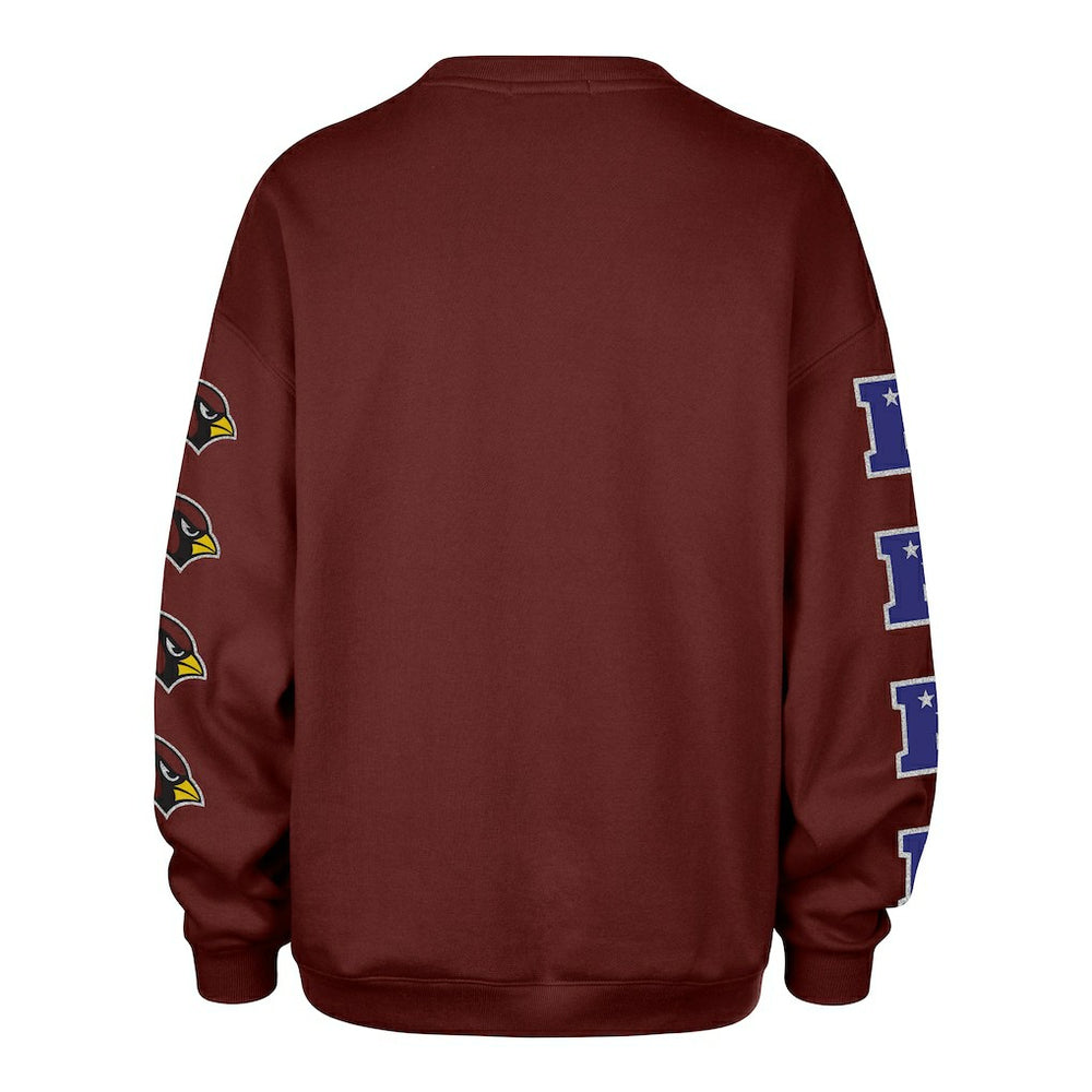 Arizona Cardinals '47 Women's Go Big Oversized Pullover Sweatshirt Cardinal | 47 brand