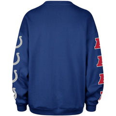 Indianapolis Colts '47 Women's Go Big Oversized Pullover Sweatshirt Royal | 47 brand