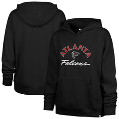 Atlanta Falcons '47 Women's Whirlwind Naomi Pullover Hoodie Black | 47 brand