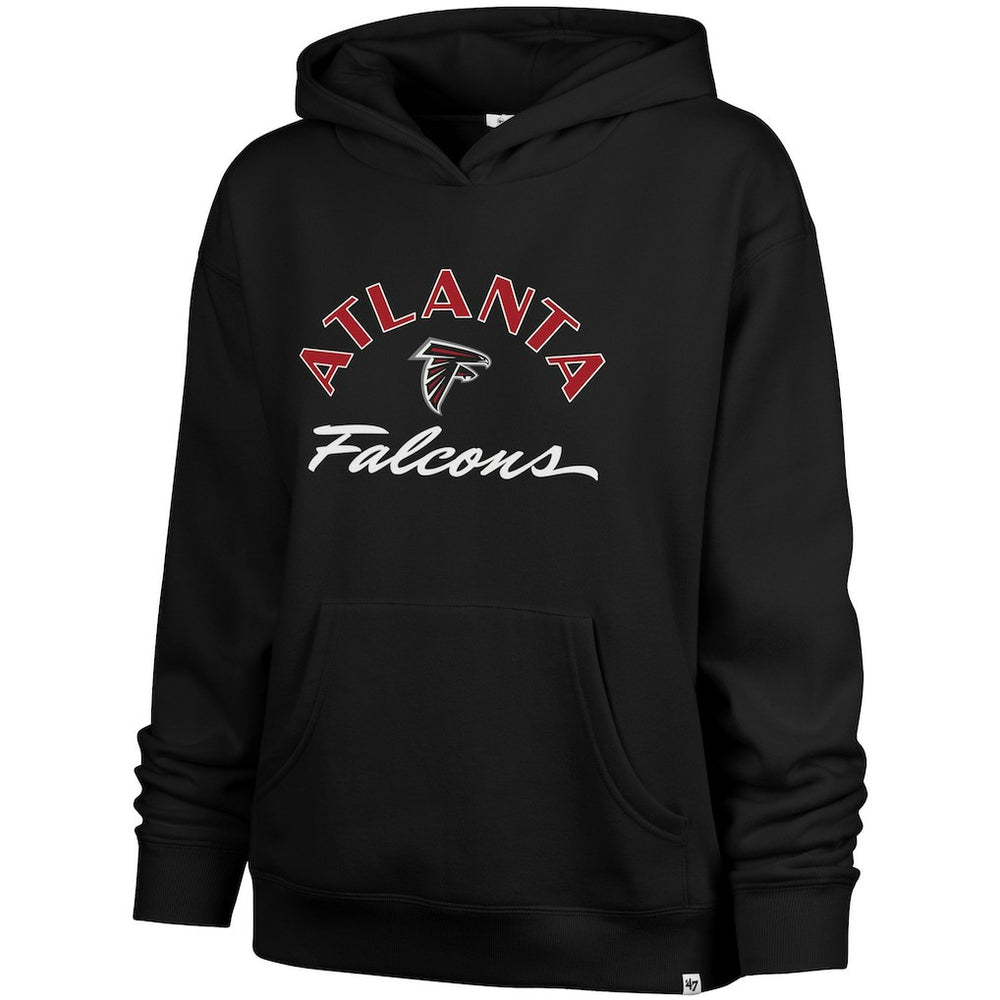 Atlanta Falcons '47 Women's Whirlwind Naomi Pullover Hoodie Black | 47 brand
