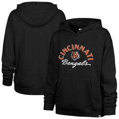 Cincinnati Bengals '47 Women's Whirlwind Naomi Pullover Hoodie Black | 47 brand