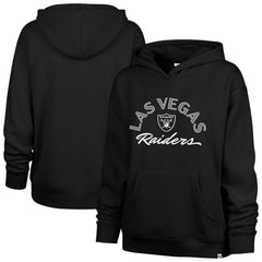 Las Vegas Raiders '47 Women's Whirlwind Naomi Pullover Hoodie Black | 47 brand