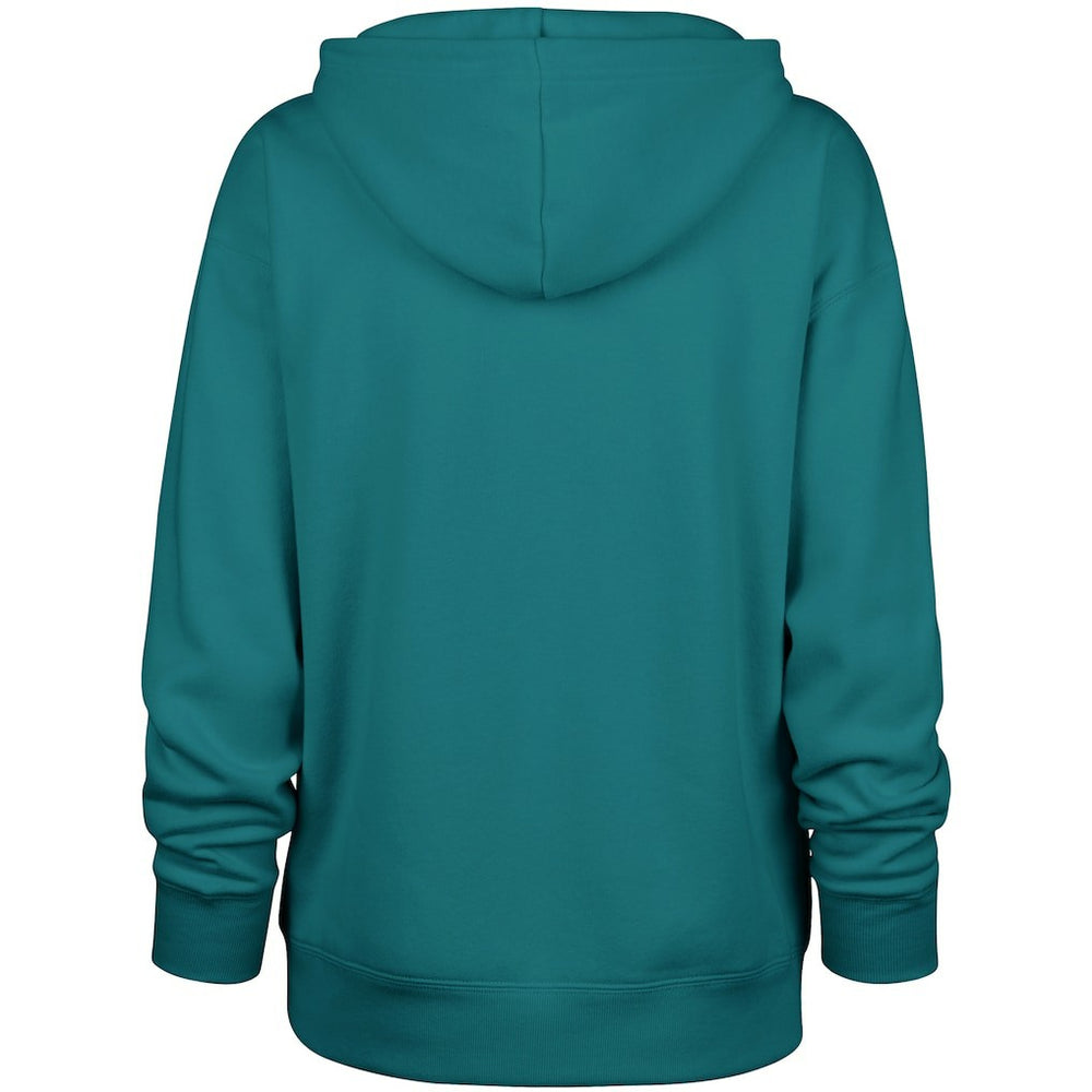 Miami Dolphins '47 Women's Whirlwind Naomi Pullover Hoodie Aqua | 47 brand
