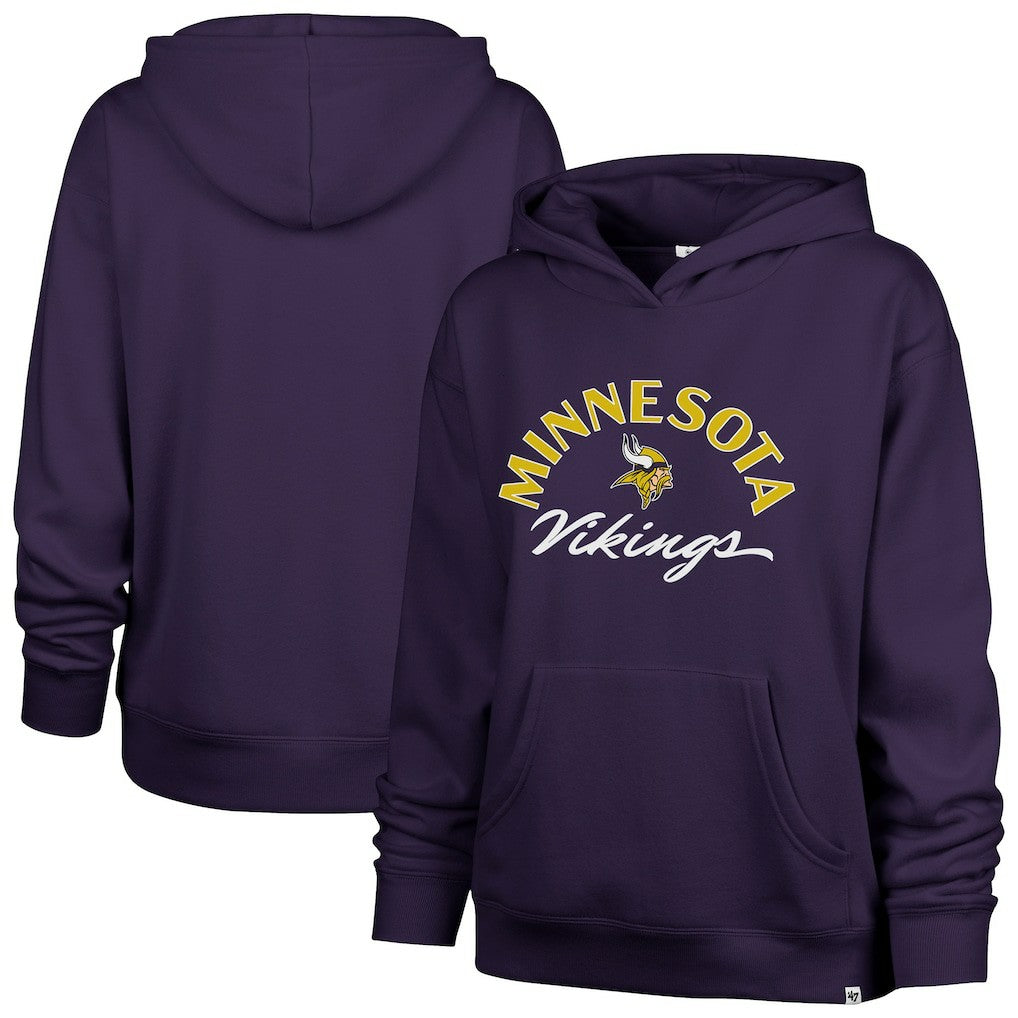 Minnesota Vikings '47 Women's Whirlwind Naomi Pullover Hoodie Purple | 47 brand