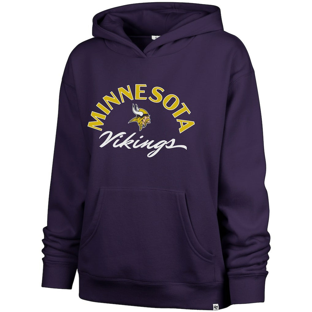Minnesota Vikings '47 Women's Whirlwind Naomi Pullover Hoodie Purple | 47 brand