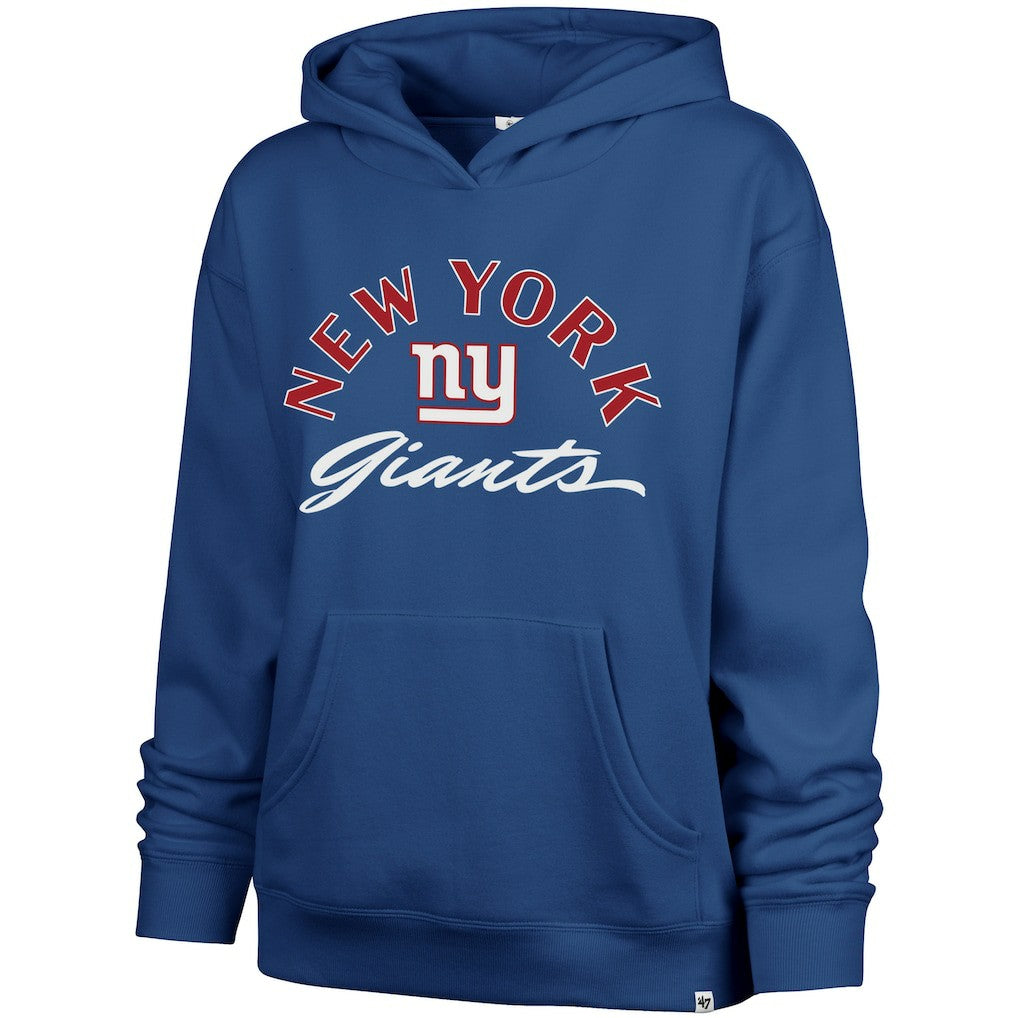 New York Giants '47 Women's Whirlwind Naomi Pullover Hoodie Royal | 47 brand