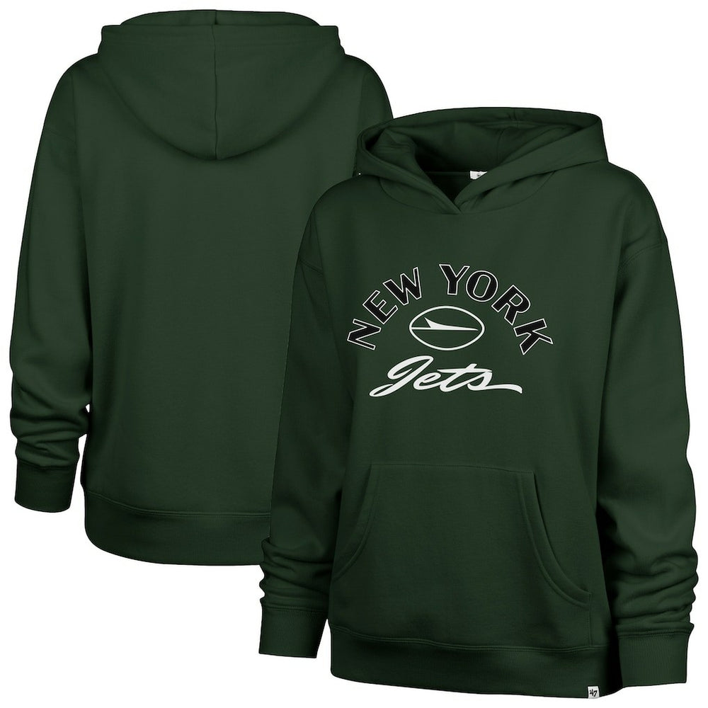 New York Jets '47 Women's Whirlwind Naomi Pullover Hoodie Green | 47 brand