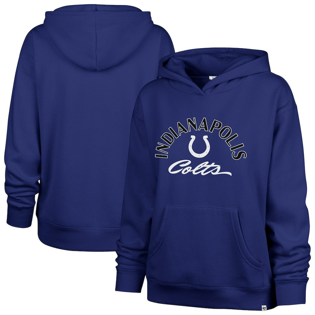 Indianapolis Colts '47 Women's Whirlwind Naomi Pullover Hoodie Royal | 47 brand