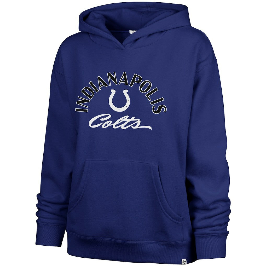 Indianapolis Colts '47 Women's Whirlwind Naomi Pullover Hoodie Royal | 47 brand