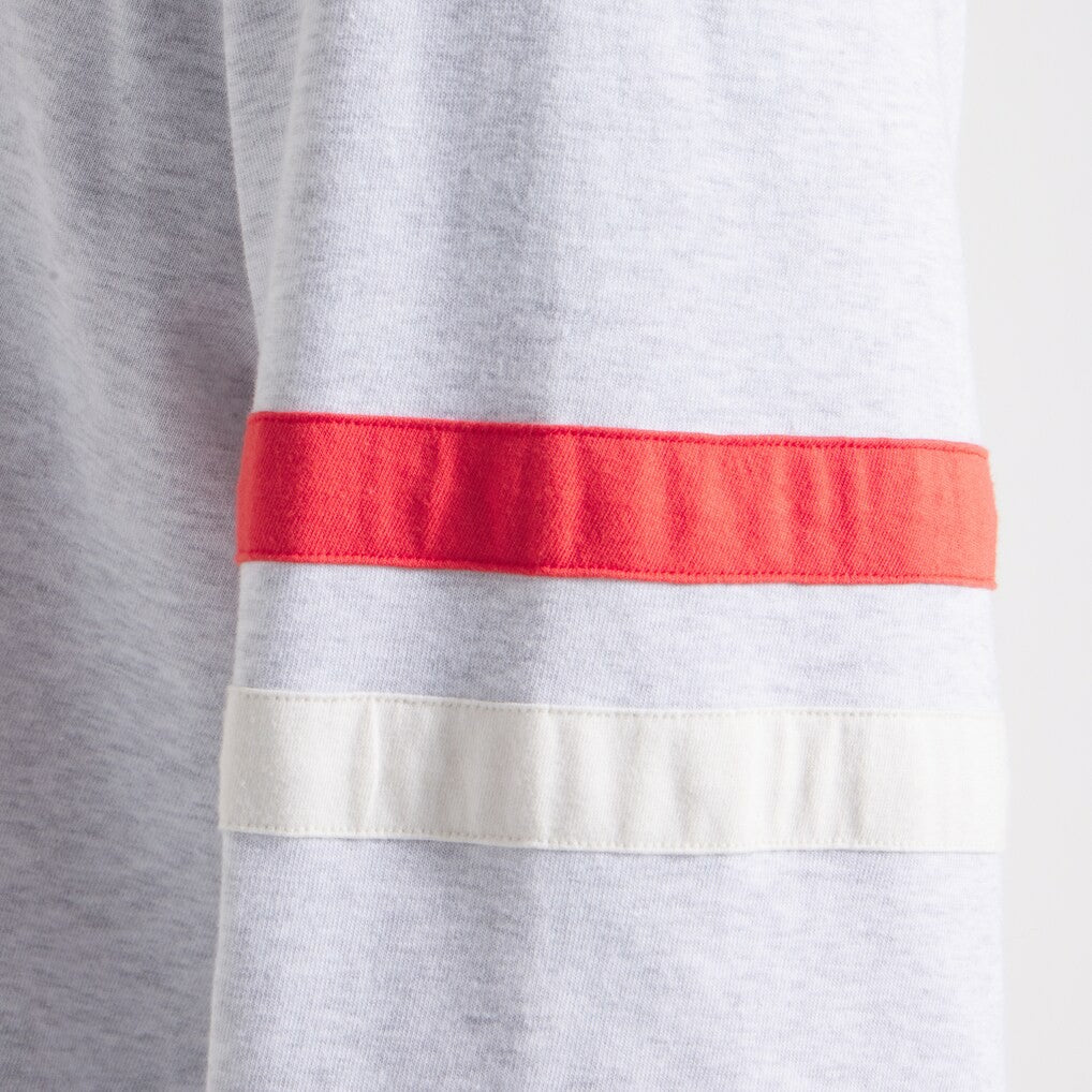 Kansas City Chiefs x Todd Snyder Premium Jersey Mock Neck Tee Heather Gray | NFL