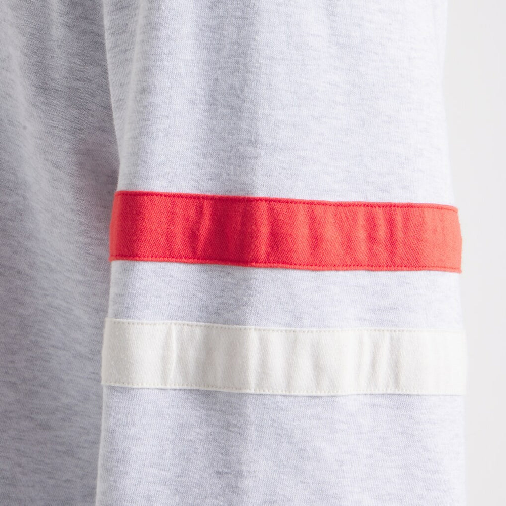 Kansas City Chiefs x Todd Snyder Premium Jersey Mock Neck Tee Heather Gray | NFL