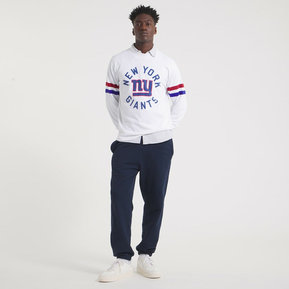 New York Giants x Todd Snyder Premium Jersey Mock Neck Tee White | NFL