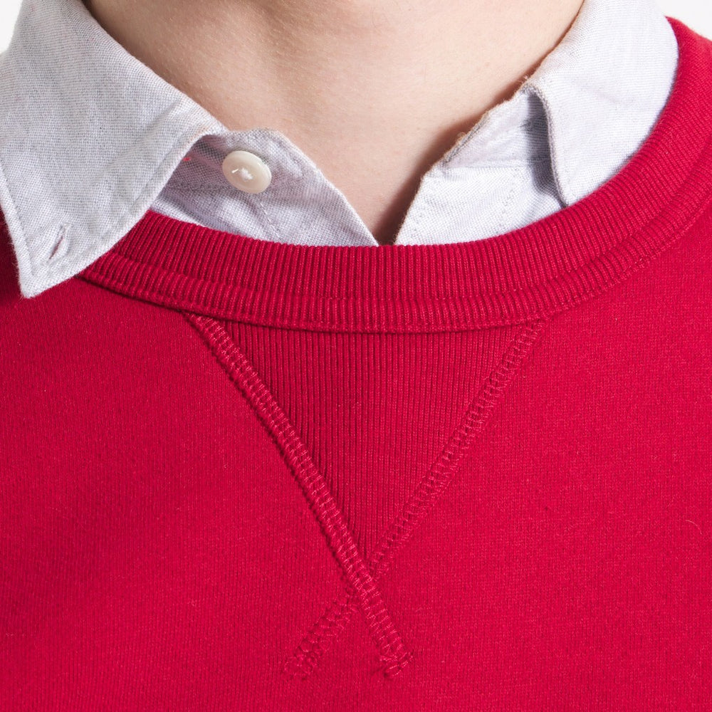 Kansas City Chiefs x Todd Snyder Relaxed Canadian Fleece Crew Red | NFL