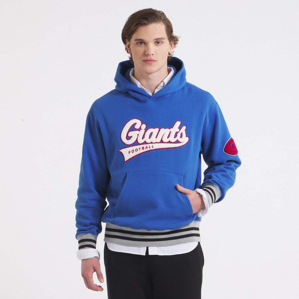 New York Giants x Todd Snyder Relaxed Canadian Fleece Hoodie Royal | NFL
