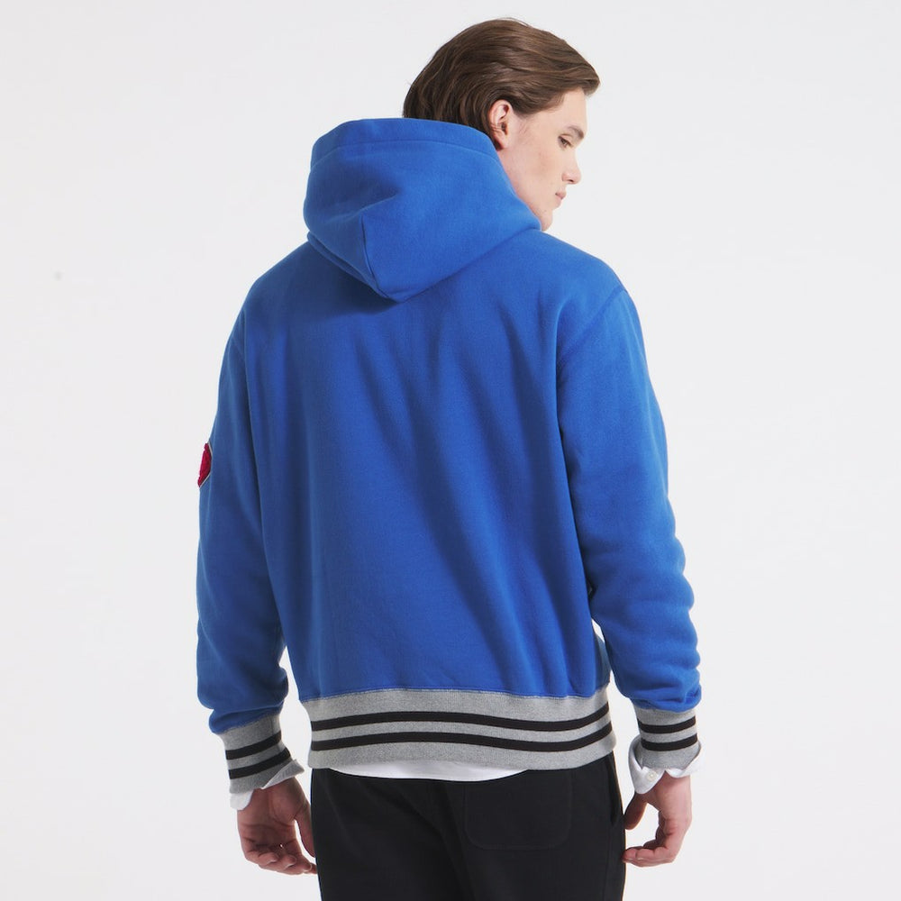 New York Giants x Todd Snyder Relaxed Canadian Fleece Hoodie Royal | NFL