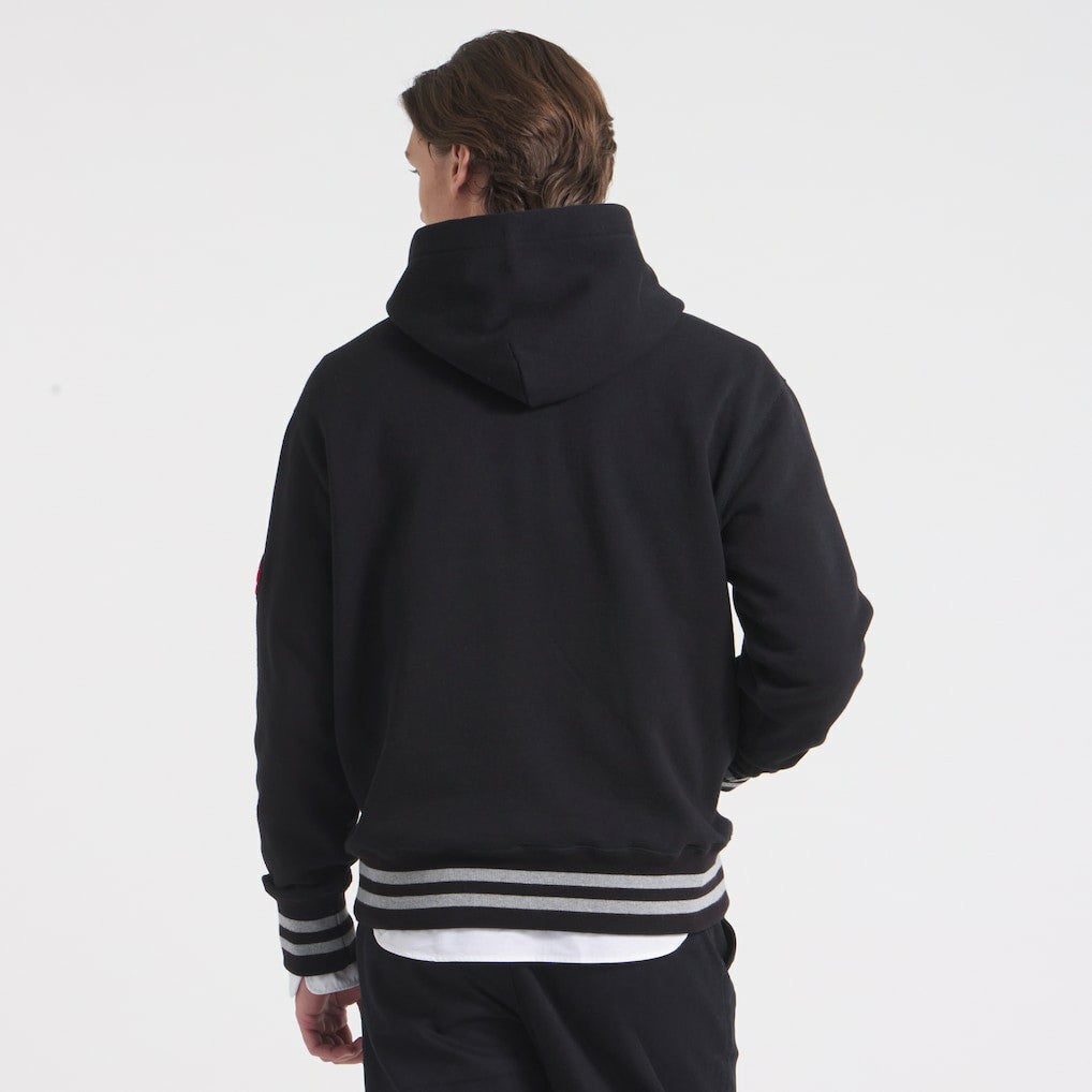 Kansas City Chiefs x Todd Snyder Relaxed Canadian Fleece Hoodie Black | NFL