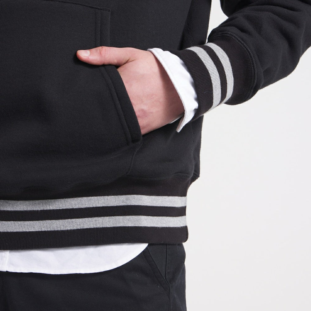 Kansas City Chiefs x Todd Snyder Relaxed Canadian Fleece Hoodie Black | NFL