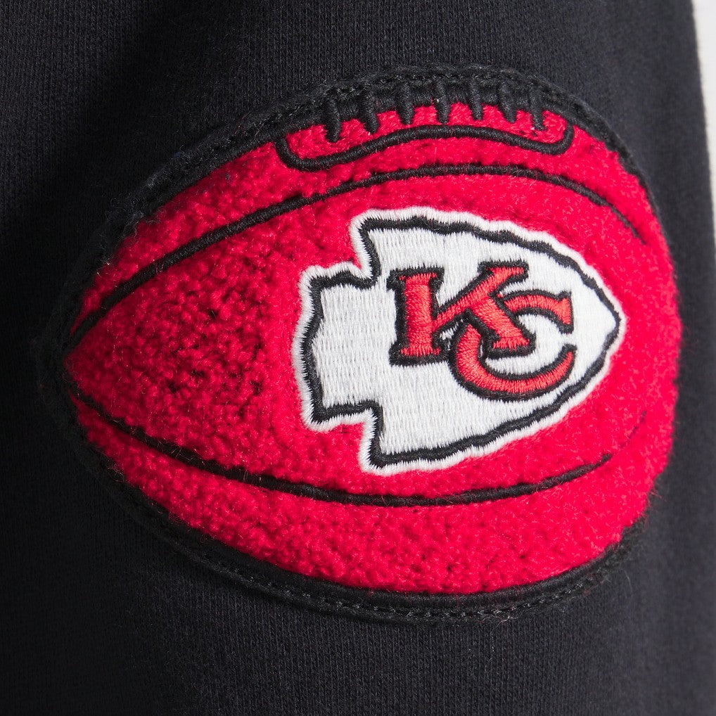 Kansas City Chiefs x Todd Snyder Relaxed Canadian Fleece Hoodie Black | NFL
