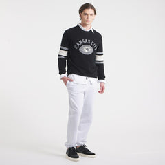 Kansas City Chiefs x Todd Snyder Cashmere Crew Sweater Black | NFL