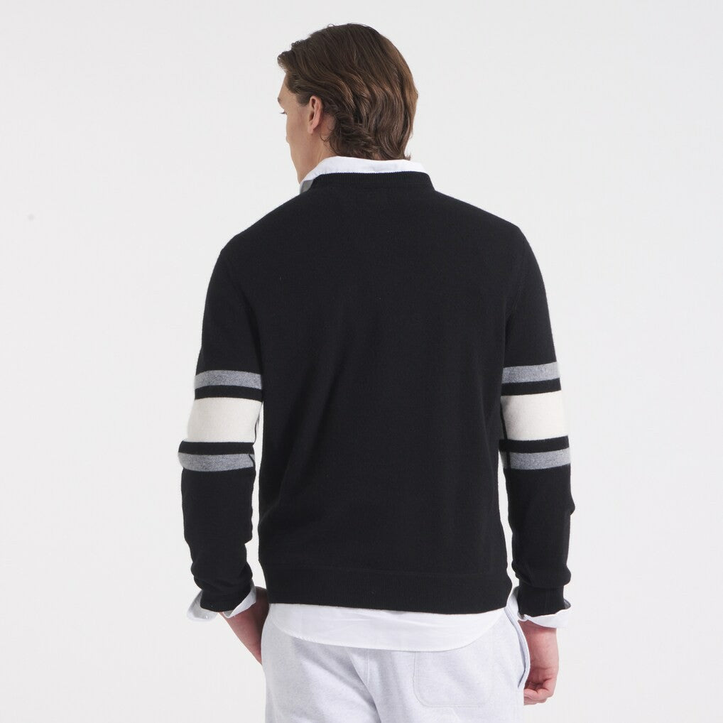 Kansas City Chiefs x Todd Snyder Cashmere Crew Sweater Black | NFL
