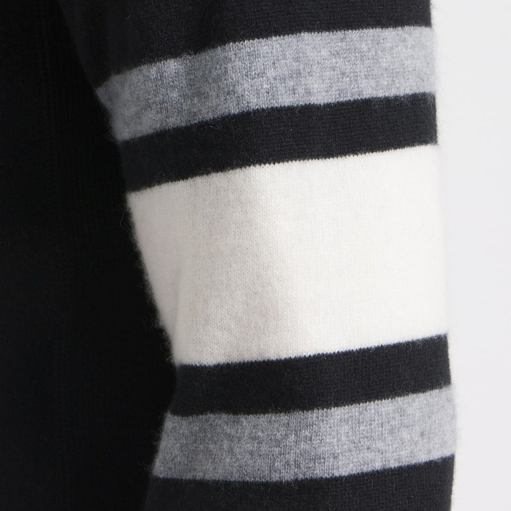 Kansas City Chiefs x Todd Snyder Cashmere Crew Sweater Black | NFL