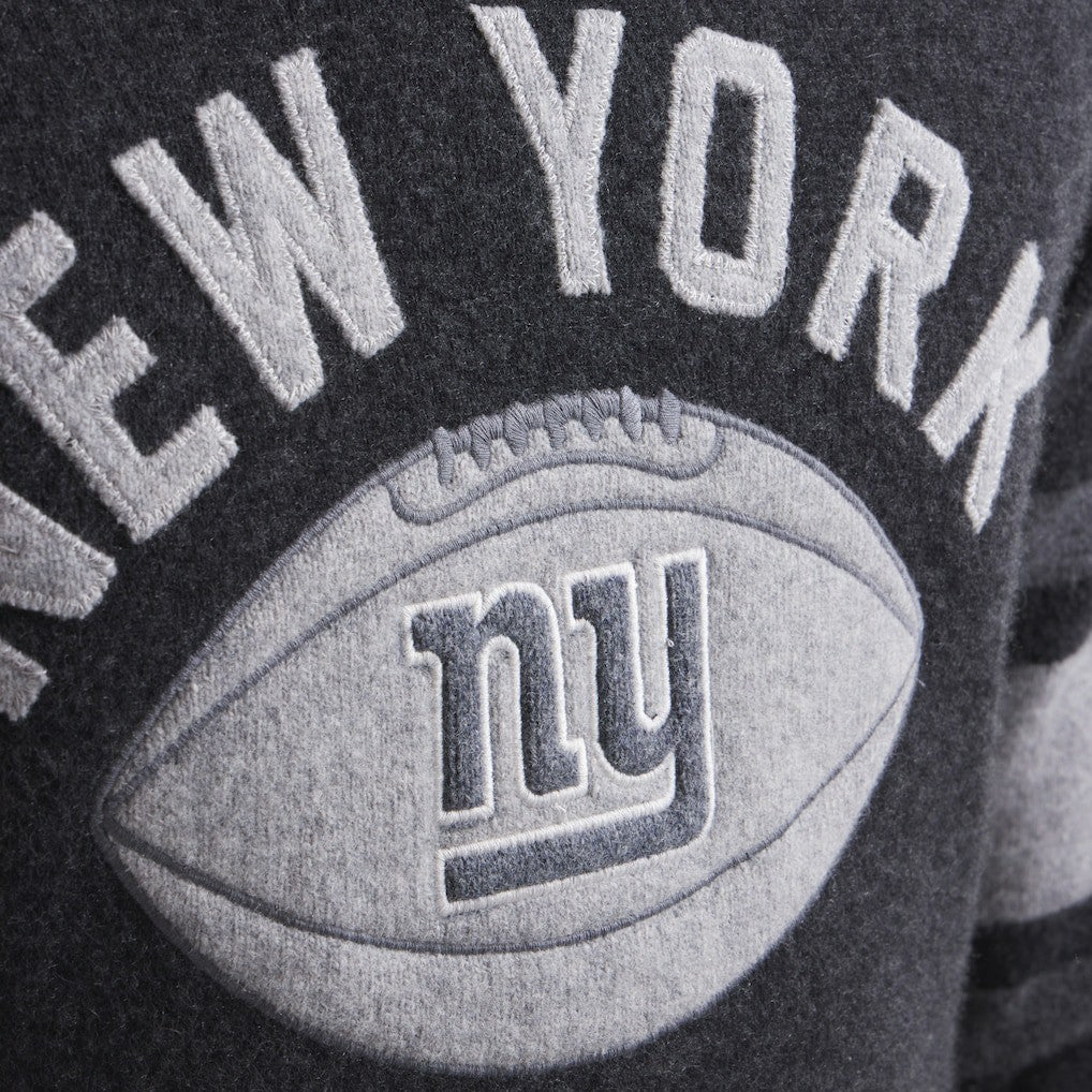New York Giants x Todd Snyder Cashmere Crew Sweatshirt Heather Charcoal | NFL
