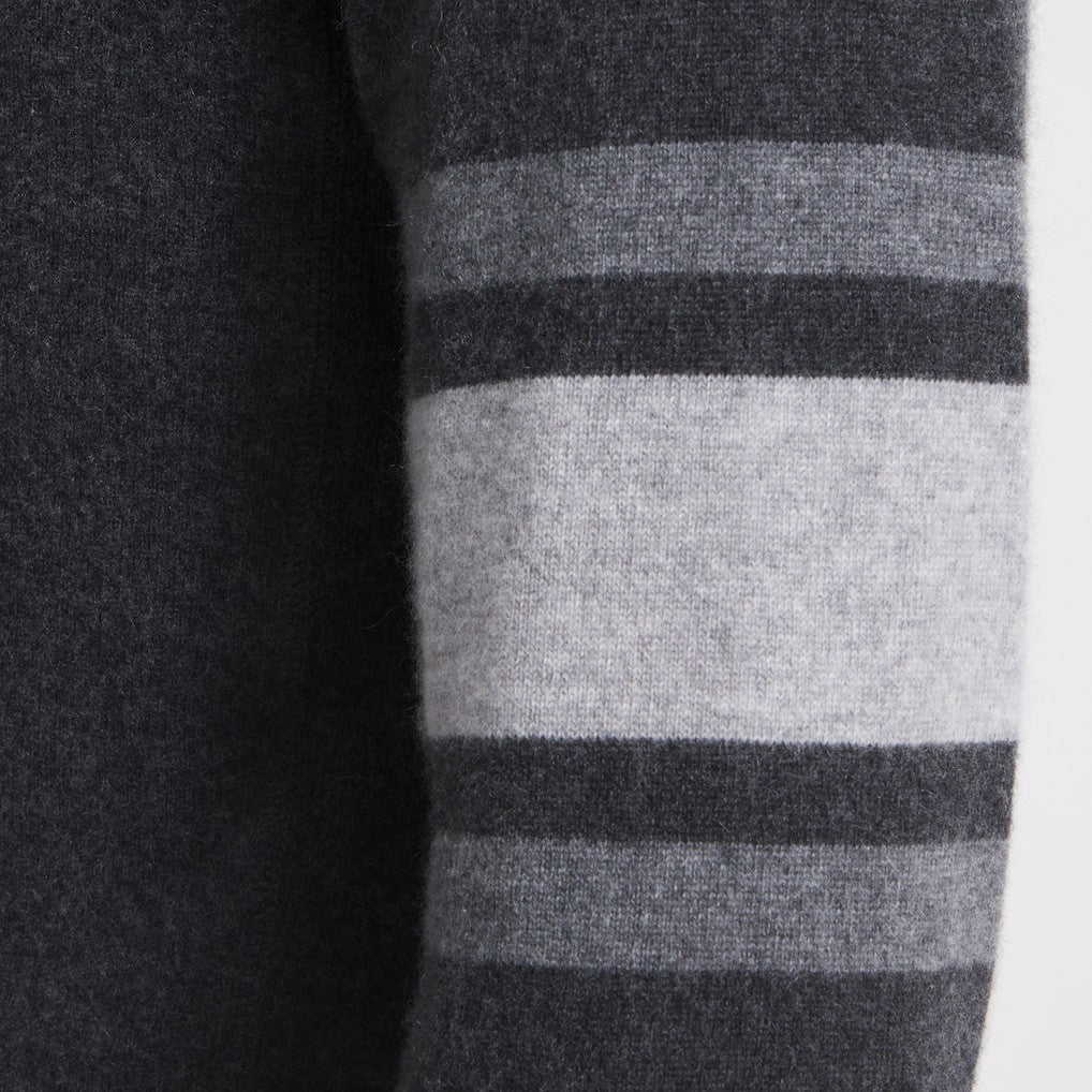 New York Giants x Todd Snyder Cashmere Crew Sweatshirt Heather Charcoal | NFL