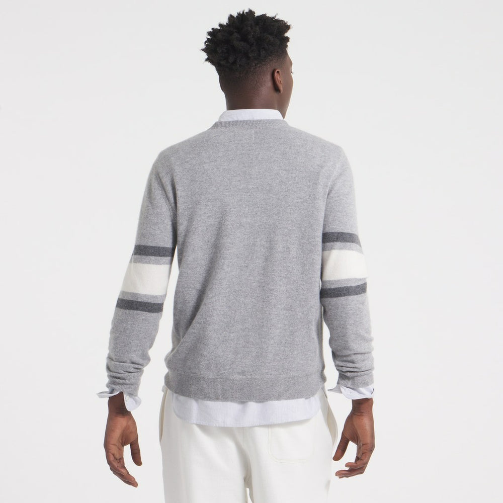 Philadelphia Eagles x Todd Snyder Cashmere Crew Sweater Heather Gray | NFL