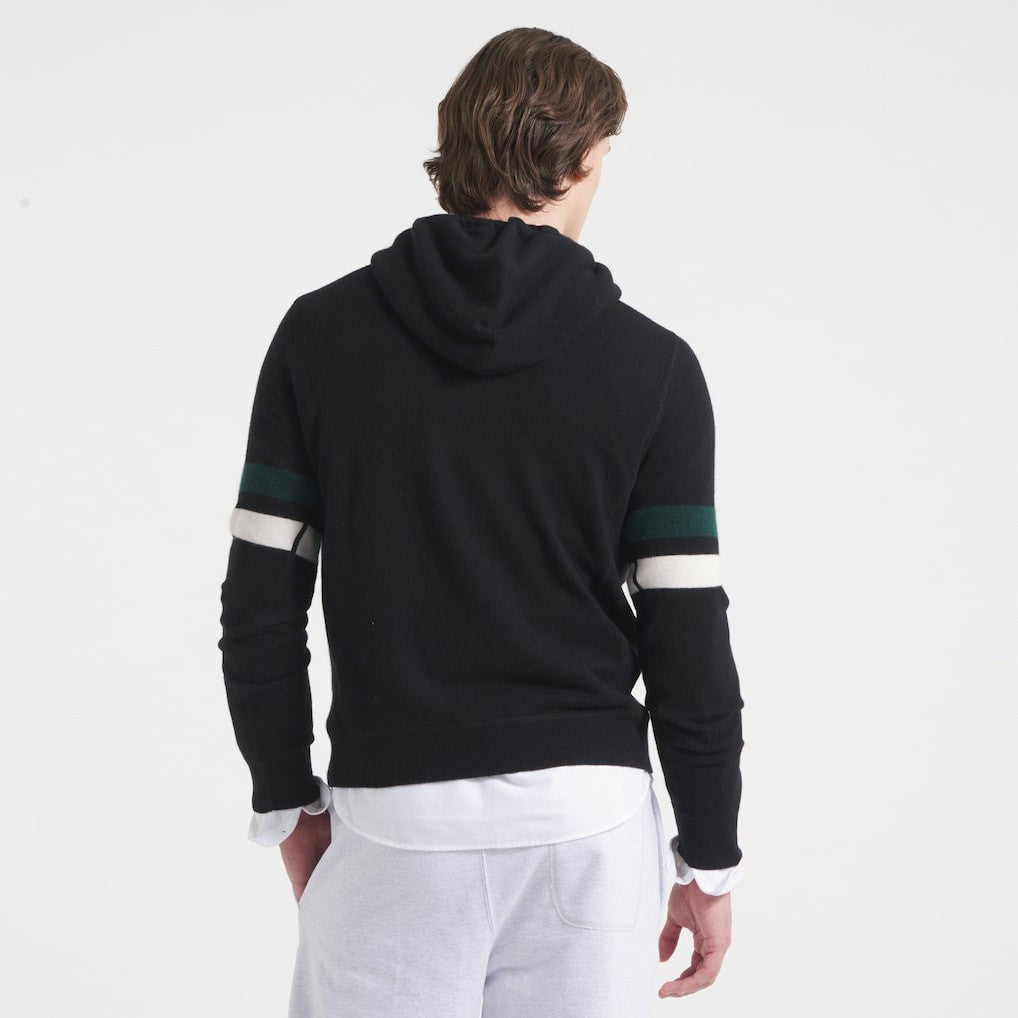 Philadelphia Eagles x Todd Snyder Cashmere Hoodie Sweater Black | NFL