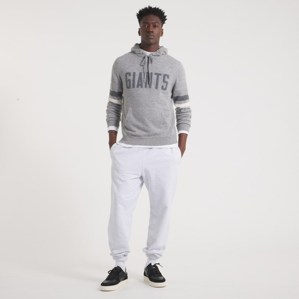 New York Giants x Todd Snyder Cashmere Hoodie Sweater Heather Charcoal | NFL