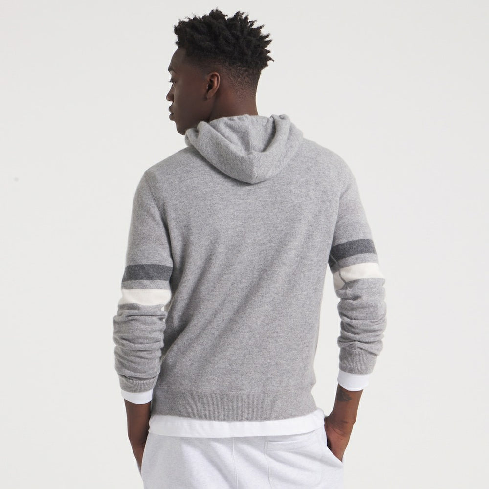 New York Giants x Todd Snyder Cashmere Hoodie Sweater Heather Charcoal | NFL