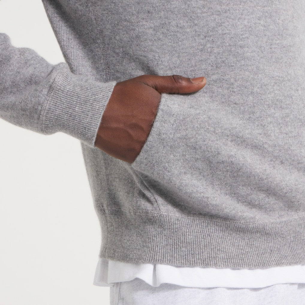 New York Giants x Todd Snyder Cashmere Hoodie Sweater Heather Charcoal | NFL