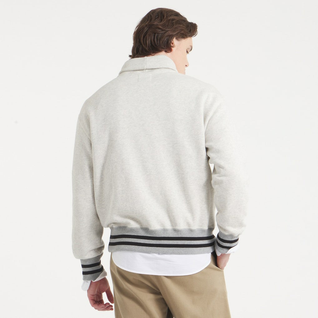 New York Giants x Todd Snyder Relaxed Canadian Fleece Turtleneck Oatmeal | NFL