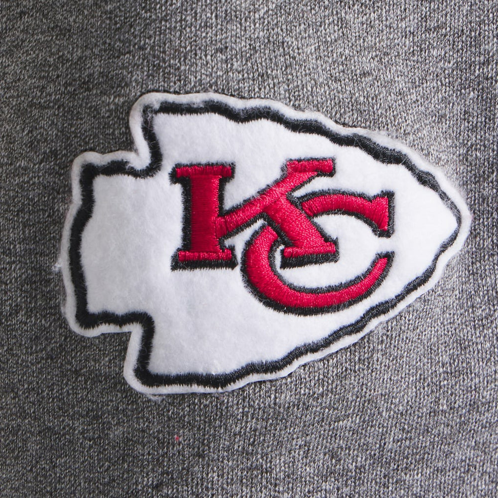 Kansas City Chiefs x Todd Snyder Relaxed Canadian Fleece Turtleneck Heather Gray | NFL
