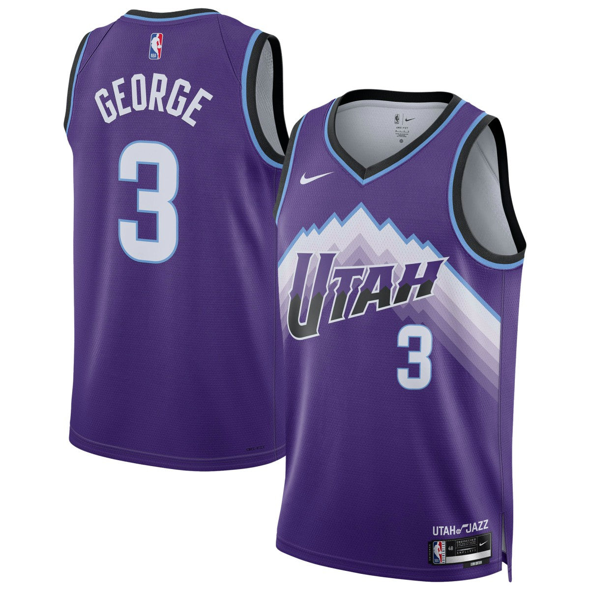 Keyonte George Utah Jazz Unisex Swingman Jersey Icon Edition Purple - NBA