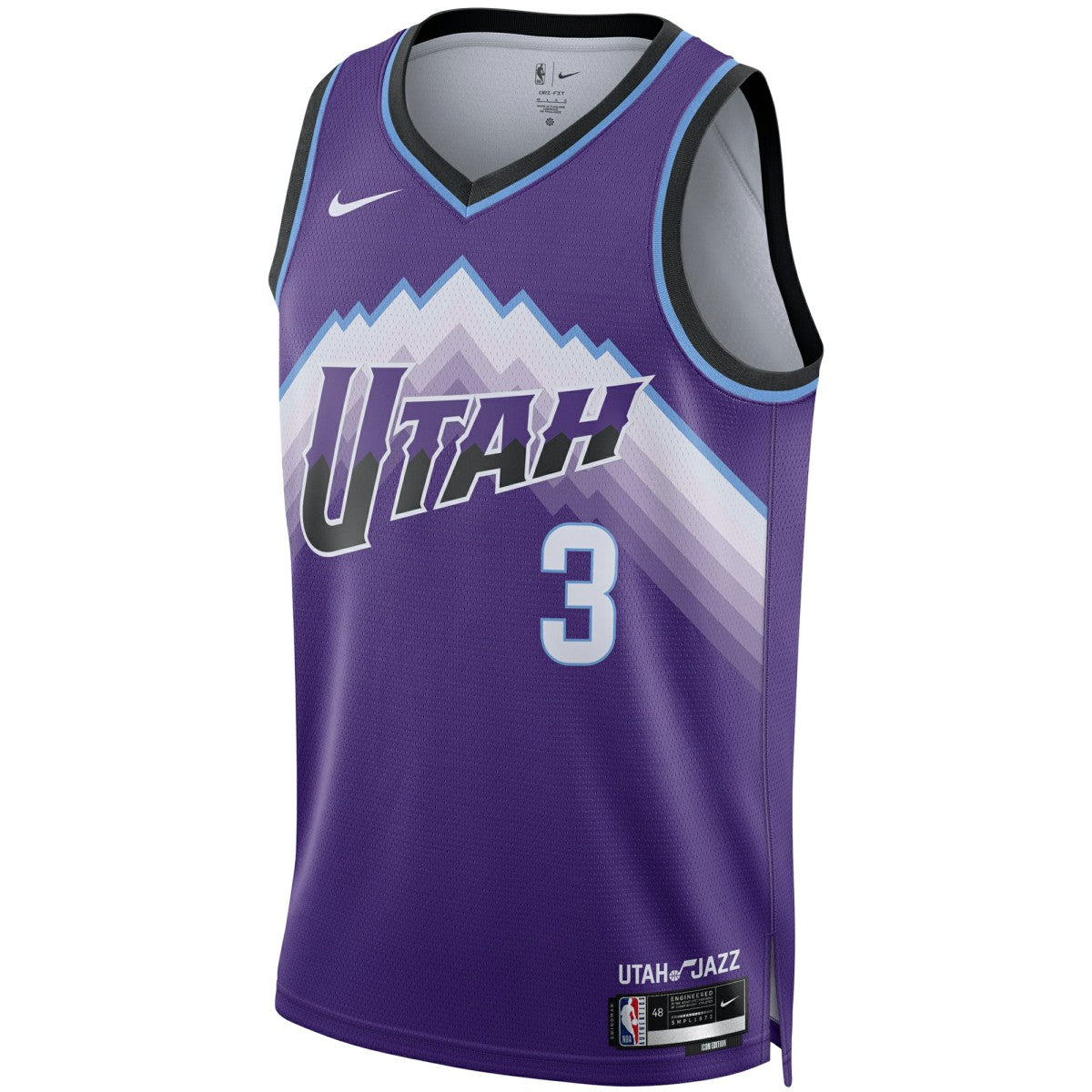 Keyonte George Utah Jazz Unisex Swingman Jersey Icon Edition Purple - NBA